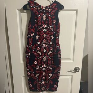 Boden Navy and Red Dress